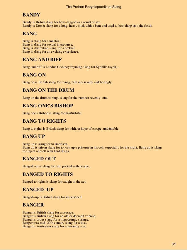 a to z sex slang A to z sex slang